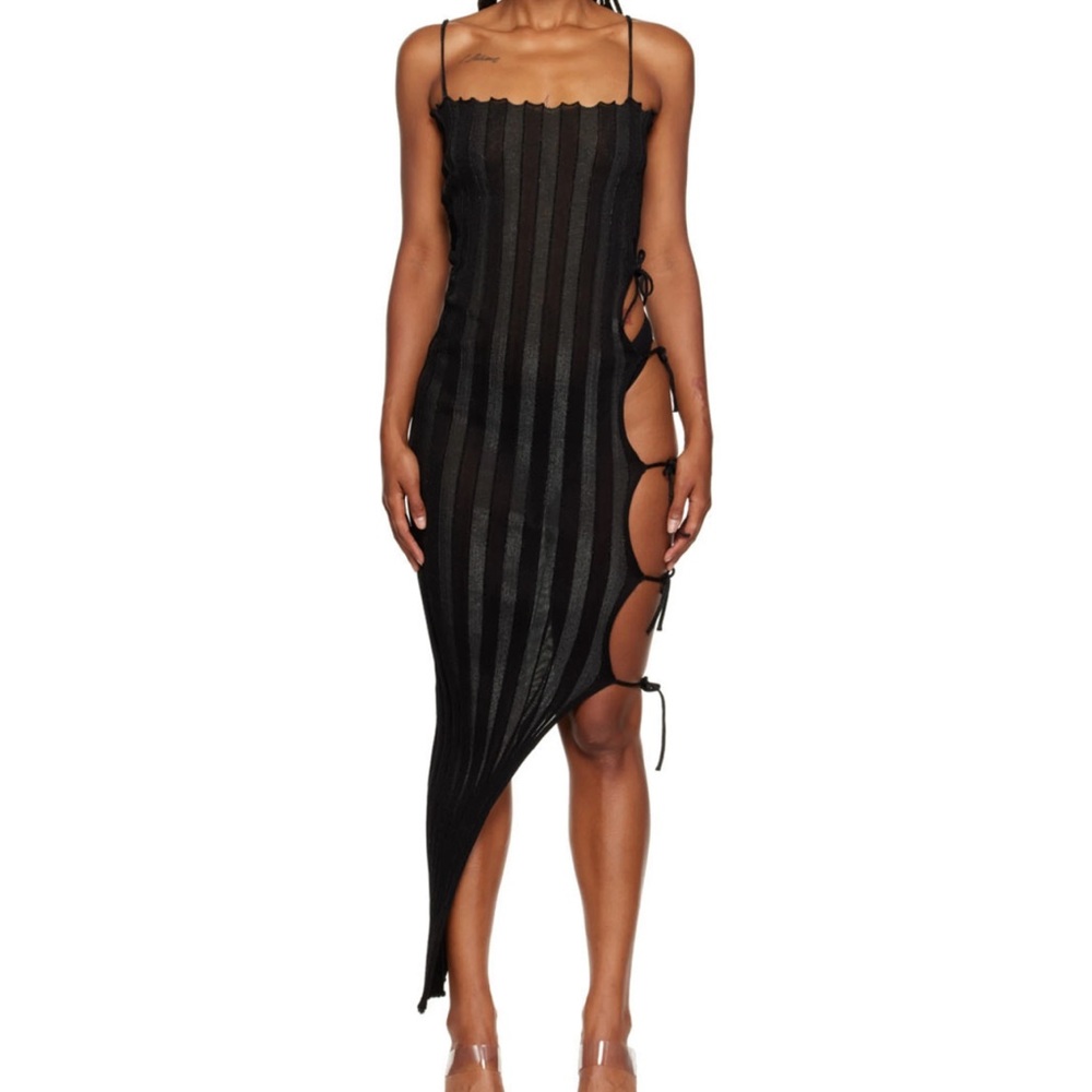 A. ROEGE HOVE
Black Katrine String Maxi Dress